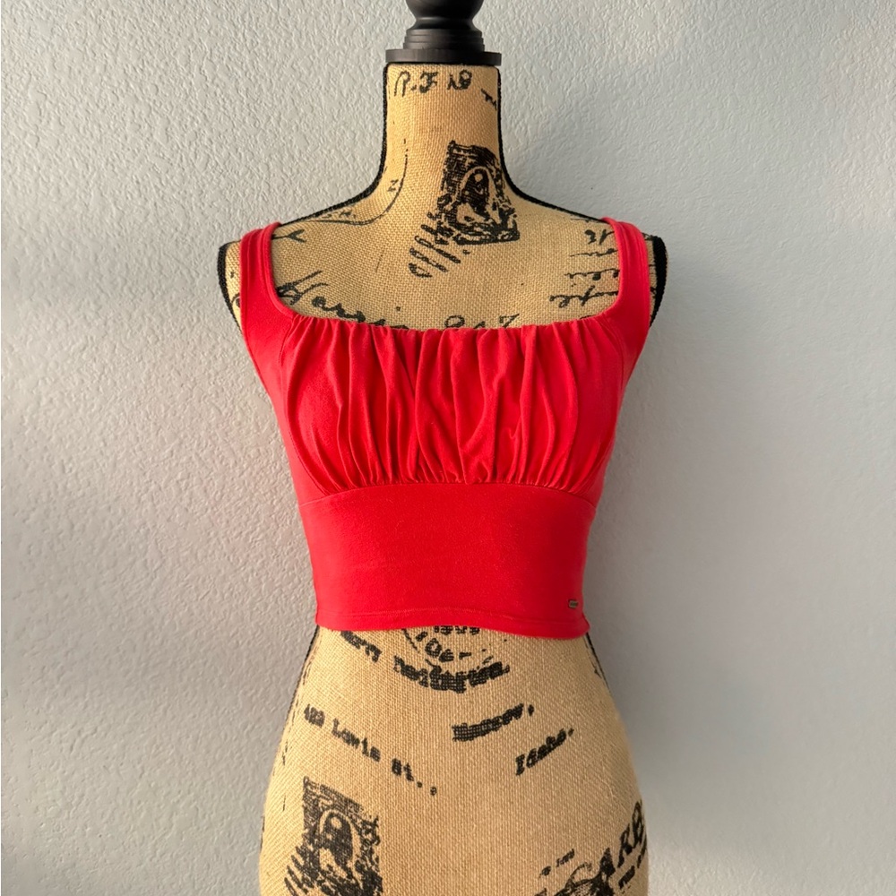 Hollister Square Neck Tank Top